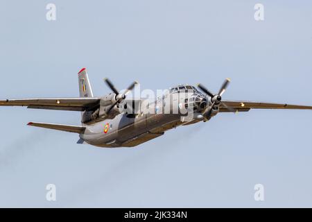 Antonov an-30 Clank verlässt RIAT 2022. Stockfoto