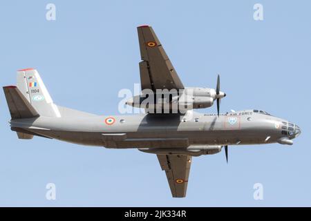 Antonov an-30 Clank verlässt RIAT 2022. Stockfoto