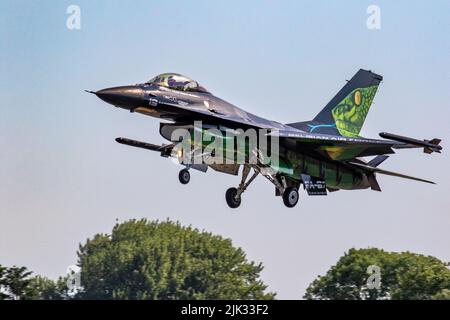 Dream Viper F-16 kommt nach Fairford Stockfoto