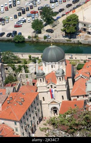 Montenegro, Crna Gora, Kotor, Sveti Nikola Serbisch-orthodoxe Kirche Stockfoto