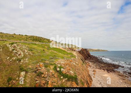 Teilansicht des Strandes von Hallet Cove in Südaustralien Stockfoto