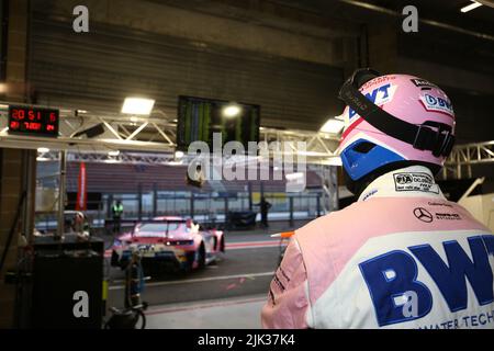 Spa Francorchamps, Belgien. 29.. Juli 2022. Pit-Lane, GetSpeed, Mercedes-AMG GT3 Credit: Independent Photo Agency/Alamy Live News Stockfoto