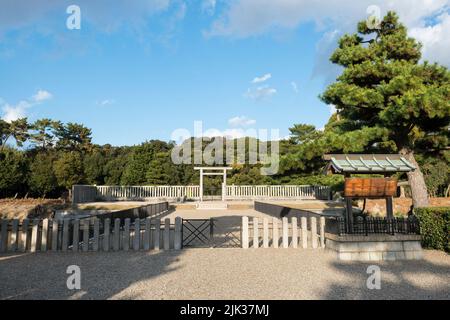 Mozu-Gräber, Daisen Kofun, Mausoleum von Kaiser Nintoku, Sakai, Osaka Stockfoto