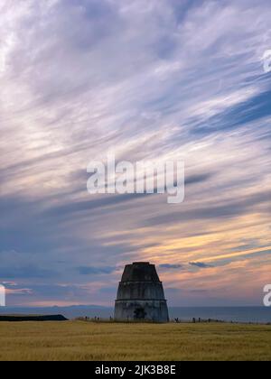 Die Doocot auf findlater Castle sandend aberdeenshire scotland. Stockfoto