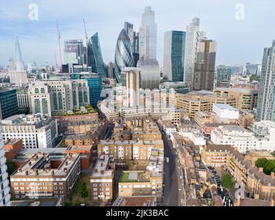 Aldgate und Whitechapel, City of London Stockfoto