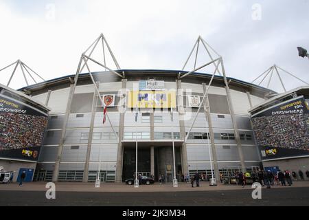 Hull, Großbritannien. 30.. Juli 2022. Eine allgemeine Ansicht des Stadions in Hull, Vereinigtes Königreich am 7/30/2022. (Foto von Arron Gent/News Images/Sipa USA) Quelle: SIPA USA/Alamy Live News Stockfoto