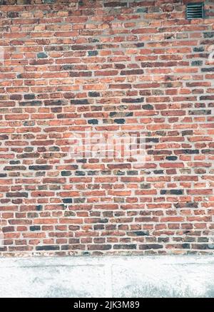 Ziegel-Wand-Hintergrund Stockfoto