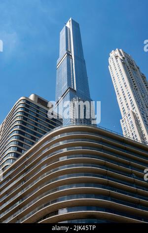 200 Central Park South und Supertalls, 2022,NYC, USA Stockfoto