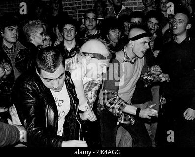 PUNK-ROCK-FANS, AMERIKANISCHER HARDCORE, 2006 Stockfoto