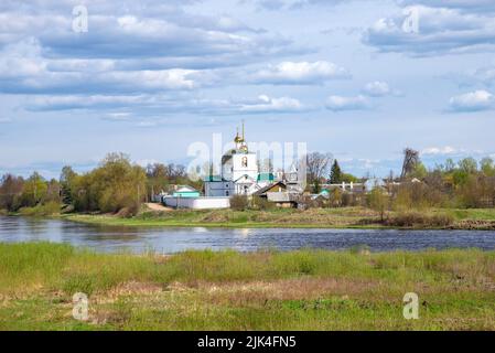 Spaso-Kasan Simansky Kloster. Die Stadt Ostrov. Pskow-Region, Russland Stockfoto