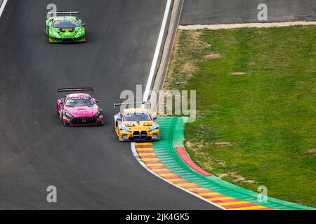 34 Walkenhorst Motorsport, BMW M4 GT3 von Richard HEISTAND, Michael DINAN, Robby FOLEY, Jens KLINGMANN, im Einsatz während der TotalEnergies 24 Stunden von Spa 2022, 7. Runde der Fanatec GT World Challenge Europe 2022 Powered by AWS, vom 27. Bis 31. Juli 2021 auf dem Circuit de Spa-Francorchamps, In Stavelot, Belgien - Foto: Florent Gooden / Dppi/DPPI/LiveMedia Stockfoto