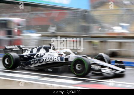 MOGYOROD, BUDAPEST, Ungarn. 30.. Juli 2022. #22, Yuki TSUNODA, JAP, Team Scuderia Alpha Tauri, AT02, HONDA, RA620 Motor, Kredit: SPP Sport Pressefoto. /Alamy Live News Stockfoto