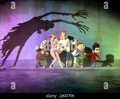 ALVIN, COURTNEY, MITCH, NEIL, NORMAN, PARANORMAN, 2012 Stockfoto