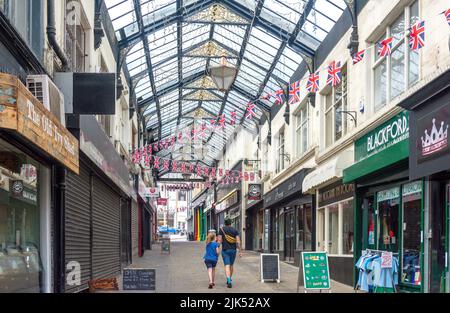 The Victorian Arcade, Barnsley, South Yorkshire, England, Großbritannien Stockfoto