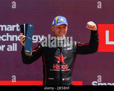 Le Castellet, Frankreich. 24.. Juli 2022. #11 Clement Mateu (F, CLRT), Porsche Mobil 1 Supercup auf dem Circuit Paul Ricard am 24. Juli 2022 in Le Castellet, Frankreich. (Foto von HIGH TWO) Quelle: dpa/Alamy Live News Stockfoto