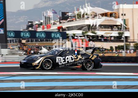 Le Castellet, Frankreich. 23.. Juli 2022. #13 Florian Latorre (F, CLRT), Porsche Mobil 1 Supercup auf dem Circuit Paul Ricard am 23. Juli 2022 in Le Castellet, Frankreich. (Foto von HIGH TWO) Quelle: dpa/Alamy Live News Stockfoto