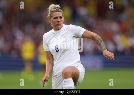 Sheffield, England, 26.. Juli 2022. Millie Bright aus England während des Spiels der UEFA Women's European Championship 2022 in Bramall Lane, Sheffield. Bildnachweis sollte lauten: Jonathan Moscrop / Sportimage Stockfoto