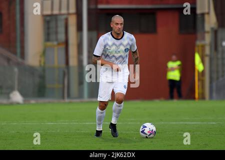 SALERNO, ITALIEN - 30. JULI: Yaroslav Rakitskyi von Adana Demirspor während der Angelo Iervolino Trophy mit Adana Demirspor, Reggina 1914 und US Salernitana Stockfoto