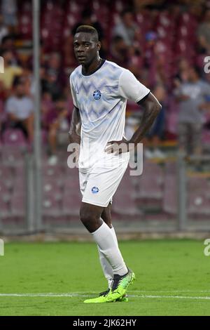 SALERNO, ITALIEN - 30. JULI: Mario Balotelli von Adana Demirspor während der Angelo Iervolino Trophy mit Adana Demirspor, Reggina 1914 und US Salernitana AT Stockfoto