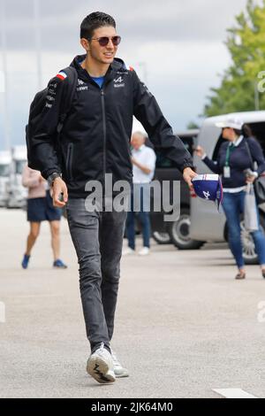 Magyorod, Ungarn. 31. Juli 2022. Formel 1 großer Preis von Ungarn in Hungaroring, Ungarn. Abbildung: Esteban Ocon (FRA) von Alpine © Piotr Zajac/Alamy Live News Stockfoto