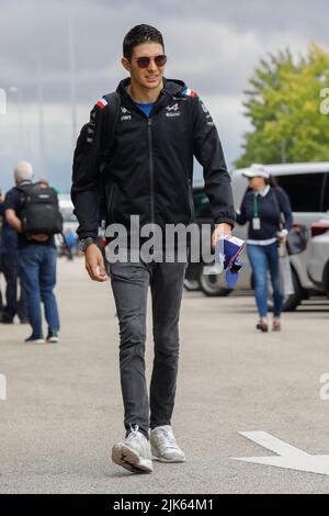 Magyorod, Ungarn. 31. Juli 2022. Formel 1 großer Preis von Ungarn in Hungaroring, Ungarn. Abbildung: Esteban Ocon (FRA) von Alpine © Piotr Zajac/Alamy Live News Stockfoto