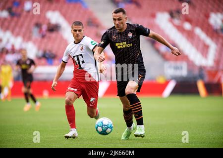 NIEDERLANDE, UTRECHT - 30. JULI 2022: Andriy Totovytskyi. Internationales Freundschaftsspiel FC Utrecht gegen Shakhtar Donetsk Stockfoto