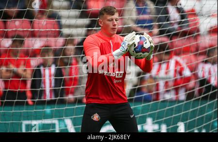 Während des Sky Bet Championship-Spiels zwischen Sunderland und Coventry City im Stadium of Light, Sunderland, am Sonntag, dem 31.. Juli 2022. (Quelle: Michael Driver | MI News) Stockfoto