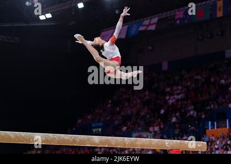 BIRMINGHAM, GROSSBRITANNIEN. 30. Juli 2022. Ondine ACHAMPONG (eng) während der Kunstturnen von Birmingham 2022 - Commonwealth Games in der Birmingham Arena am Samstag, 30. Juli 2022 in BIRMINGHAM, GROSSBRITANNIEN. Kredit: Taka Wu/Alamy Live Nachrichten Stockfoto
