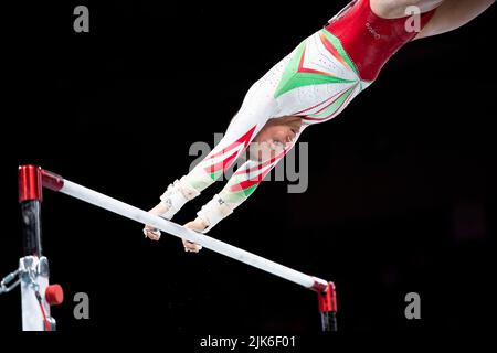 BIRMINGHAM, GROSSBRITANNIEN. 30. Juli 2022. Sofia Micallef (WAL) während der Kunstturnen von Birmingham 2022 - Commonwealth Games in der Birmingham Arena am Samstag, 30. Juli 2022 in BIRMINGHAM, GROSSBRITANNIEN. Kredit: Taka Wu/Alamy Live Nachrichten Stockfoto