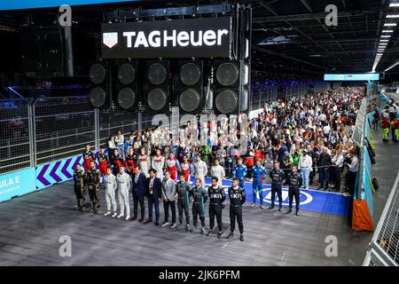 London, Großbritannien. 31.. Juli 2022. Während des ePrix von London 2022, dem Treffen der ABB FIA Formel-E-Weltmeisterschaft 9. 2021-22, auf dem Excel London vom 30. Bis 31. Juli in London, Großbritannien - Photo Germain Hazard / DPPI Credit: DPPI Media/Alamy Live News Stockfoto