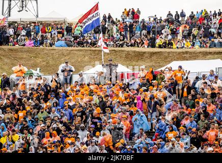 Budapest, Ungarn. 31.. Juli 2022. BUDAPEST - Fans nach dem Großen Preis von Ungarn auf dem Hungaroring Circuit am 31. Juli 2022 in Budapest, Ungarn. REMKO DE WAAL Kredit: ANP/Alamy Live News Stockfoto