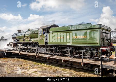 GWR 'Castle' 4-6-0 No. 4079 'Pendennis Castle', Didcot Railway Centre, Oxfordshire, England, UK Stockfoto