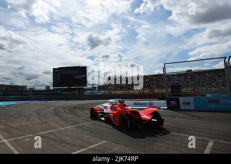 London, Großbritannien. 31.. Juli 2022. 29 SIMS Alexander (gbr), Mahindra Racing, Mahindra M7Electro, Aktion während des ePrix von London 2022, 9. Treffen der ABB FIA Formula E Weltmeisterschaft 2021-22, auf dem Excel London vom 30. Bis 31. Juli in London, Großbritannien - Foto Eric Alonso / DPPI Quelle: DPPI Media/Alamy Live News Stockfoto