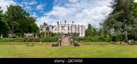 Thornbridge Hall und Gärten in der Nähe von Bakewell im Peak District, Derbyshire, England. Stockfoto