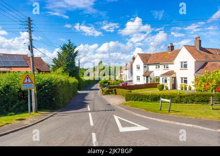 Bishop Sutton ist ein Dorf an den nördlichen Hängen der Mendip Hills, im wohlhabenden Chew Valley in Somerset.England Stockfoto