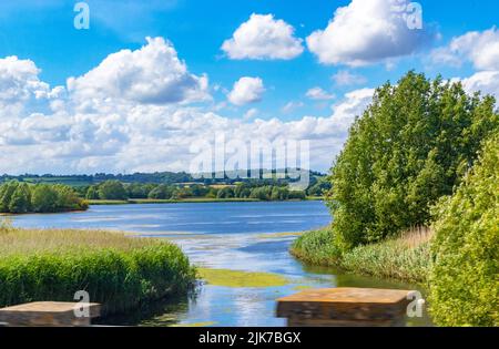 Blagdon Lake im wunderschönen Chew Valley in Bath und North East Somerset etwa 9 Meilen südlich von Bristol.England Stockfoto