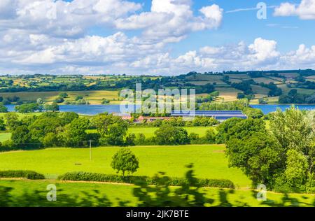 Blagdon Lake im wunderschönen Chew Valley in Bath und North East Somerset etwa 9 Meilen südlich von Bristol. England Stockfoto