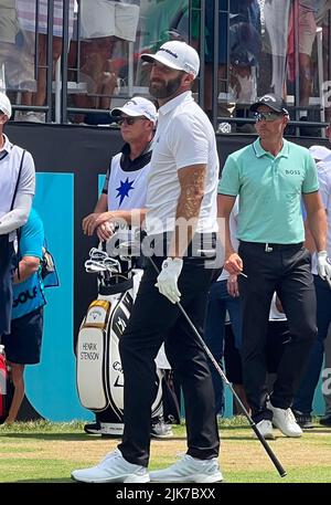 Bedminster, NJ, USA. 31.. Juli 2022. Dustin Johnson beim LIV Golf Turnier 2022 im Trump National Golf Club in Bedminster, New Jersey, am 31. Juli 2022. Quelle: Media Punch/Alamy Live News Stockfoto