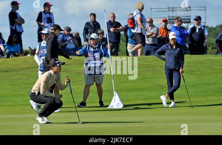 Ayrshire, Großbritannien. 31.. Juli 2022. Schottische Damen Open Golf. Letzter Tag, 31/07/22. Dundonald Links, Ayrshire. Kredit: CDG/Alamy Live Nachrichten Stockfoto