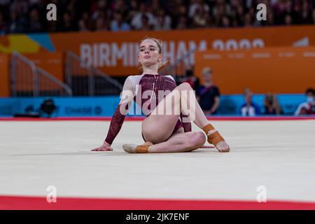 Birmingham, Großbritannien. 31. Juli 2022. Alice KINSELLA (eng) tritt am Sonntag, den 31. Juli 2022 in Birmingham, Großbritannien, in der Birmingham Arena bei den Commonwealth Games in der Artistic Gymnastics Women’s All-Around - Final of Birmingham 2022 - an. Kredit: Taka Wu/Alamy Live Nachrichten Stockfoto