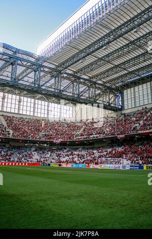 Curitiba, Brasilien. 31.. Juli 2022. PR - Curitiba - 07/31/2022 - BRASILIANISCHER A 2022, ATHLETICO PR X SAO PAULO - Gesamtansicht des Stadions Arena da Baixada für das Spiel zwischen Athletico-PR und Sao Paulo für die brasilianische Meisterschaft A 2022. Foto: Gabriel Machado/AGIF/Sipa USA Quelle: SIPA USA/Alamy Live News Stockfoto