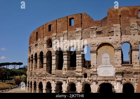 Rom / Italien / 16.Juli 2019/ berühmteste monomente und kulturelle Aktivität rom Kolosseum in Rom Italien. (Foto..FrancisJoseph Dean /Dean Picturs) Stockfoto