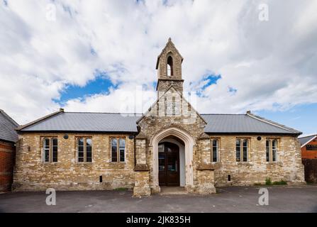 Avonway Community Center, eine ehemalige Schule aus dem Jahr 1834 in der Shaftesbury Street, Fordingbridge, einem kleinen Dorf im New Forest, Hampshire Stockfoto