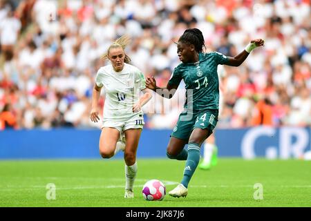 London, Großbritannien. 10.. Mai 2021. London, England, Juli 31. 2022: Während des UEFA Womens Euro 2022-Finals zwischen England und Deutschland im Wembley Stadium, England. (Kevin Hodgson/SPP) Quelle: SPP Sport Press Photo. /Alamy Live News Stockfoto