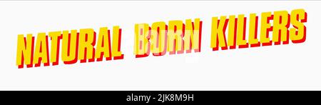 Filmtitel Logo Film Natural Born Killers (USA 1994) Regie: Oliver Stone 26. August 1994 **WARNUNG** dieses Foto ist nur für redaktionelle Zwecke bestimmt und ist urheberrechtlich geschützt von WARNER BROS. Und/oder dem von der Film- oder Produktionsgesellschaft beauftragten Fotografen und dürfen nur durch Veröffentlichungen in Verbindung mit der Werbung für den oben genannten Film reproduziert werden. Eine obligatorische Gutschrift an WARNER BROS. Ist erforderlich. Der Fotograf sollte ebenfalls angerechnet werden, wenn er bekannt ist. Ohne schriftliche Genehmigung der Film Company kann keine kommerzielle Nutzung gewährt werden. Stockfoto