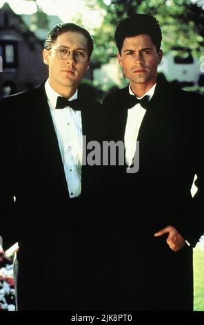 James Spader & Rob Lowe Film: Bad Influence (1990) Charaktere: Michael Boll & Alex Regie: Curtis Hanson 09 March 1990 **WARNUNG** Dieses Foto ist nur für redaktionelle Verwendung bestimmt und unterliegt dem Copyright von EPIC PROD. Und/oder des Fotografen, der von der Film- oder Produktionsfirma beauftragt wurde und darf nur durch Publikationen im Zusammenhang mit der Bewerbung des oben genannten Films reproduziert werden. Eine obligatorische Gutschrift an EPIC PROD. Ist erforderlich. Der Fotograf sollte auch bei Bekanntwerden des Fotos gutgeschrieben werden. Ohne schriftliche Genehmigung der Film Company kann keine kommerzielle Nutzung gewährt werden. Stockfoto