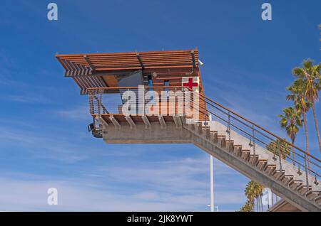 Modernes Design einer Rettungswache in La Jolla, Kalifornien Stockfoto