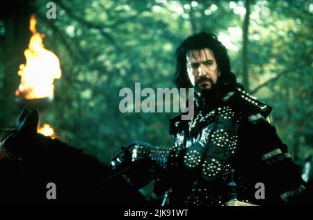 Alan Rickman Film: Robin Hood: Prince of Thieves (USA 1991) Charaktere: Sheriff of Nottingham Regie: Kevin Reynolds 14 June 1991 **WARNUNG** Dieses Foto ist nur für den redaktionellen Gebrauch bestimmt und unterliegt dem Copyright von WARNER BROS. Und/oder des Fotografen, der von der Film- oder Produktionsfirma beauftragt wurde und nur durch Publikationen im Zusammenhang mit der Bewerbung des oben genannten Films reproduziert werden kann. Eine obligatorische Gutschrift an WARNER BROS. Ist erforderlich. Der Fotograf sollte auch bei Bekanntwerden des Fotos gutgeschrieben werden. Ohne schriftliche Genehmigung der Film Company kann keine kommerzielle Nutzung gewährt werden. Stockfoto