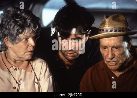 Anne Jackson, Tom Selleck & Don Ameche Film: Folks!; Folks (USA 1992) Charaktere: Mildred Aldrich, Jon Aldrich, Harry Aldrich Regie: Ted Kotcheff 01 May 1992 **WARNUNG** Dieses Foto ist nur für den redaktionellen Gebrauch bestimmt und unterliegt dem Copyright von 20. CENTURY FOX und/oder des Fotografen, der von der Film- oder Produktionsfirma beauftragt wurde, und kann nur durch Publikationen im Zusammenhang mit der Bewerbung des oben genannten Films reproduziert werden. Eine obligatorische Gutschrift an 20. CENTURY FOX ist erforderlich. Der Fotograf sollte auch bei Bekanntwerden des Fotos gutgeschrieben werden. Ohne schriftliche Genehmigung des Films kann keine kommerzielle Nutzung gewährt werden Stockfoto