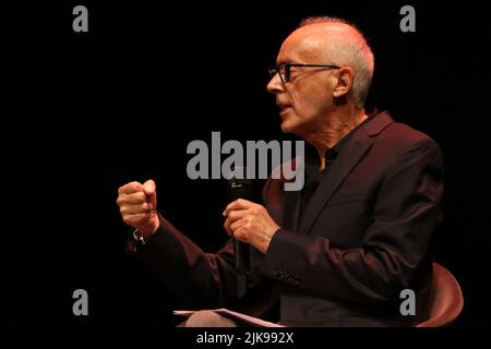 Sydney, Australien. 1.. August 2022. Die Medien wurden zu einer Sonderankündigung im Theatre Royal eingeladen, wo bekannt wurde, dass Tina – The Tina Turner Musical im Mai 2023 nach Sydney kommt. Im Bild: Paul Dainty AM. Kredit: Richard Milnes/Alamy Live Nachrichten Stockfoto